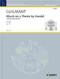 Guilmant March On A Theme By Handel F Organ Sheet Music Songbook