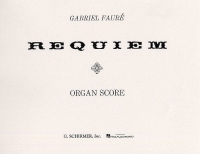 Faure Requiem Organ Score Sheet Music Songbook