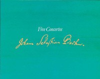 Bach Concertos (5) Bwv592-596 Organ Sheet Music Songbook