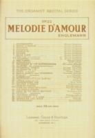 Englemann Melodie Damour (organist Recital No 22) Sheet Music Songbook