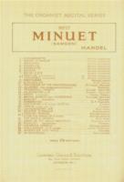 Handel Menuet From Berenice (organist Recital No26 Sheet Music Songbook