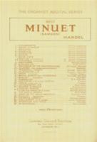 Handel Menuet From Berenice (organist Recital No26 Sheet Music Songbook
