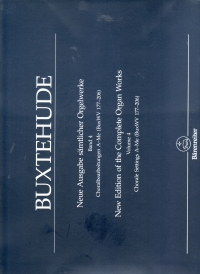 Buxtehude Organ Works Vol 4 (complete) Sheet Music Songbook