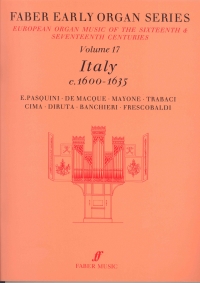 Early Organ Series Vol 17 Italy 1600-1635 Sheet Music Songbook