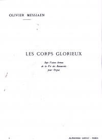 Messiaen Les Corps Glorieux Vol 2 Organ Sheet Music Songbook