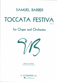 Barber Toccata Festiva Op36 Organ Sheet Music Songbook