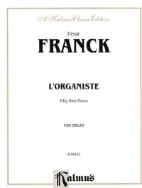 Franck Lorganiste Organ Sheet Music Songbook