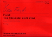 Franck Complete Organ Works Iii 3 Pieces Sheet Music Songbook