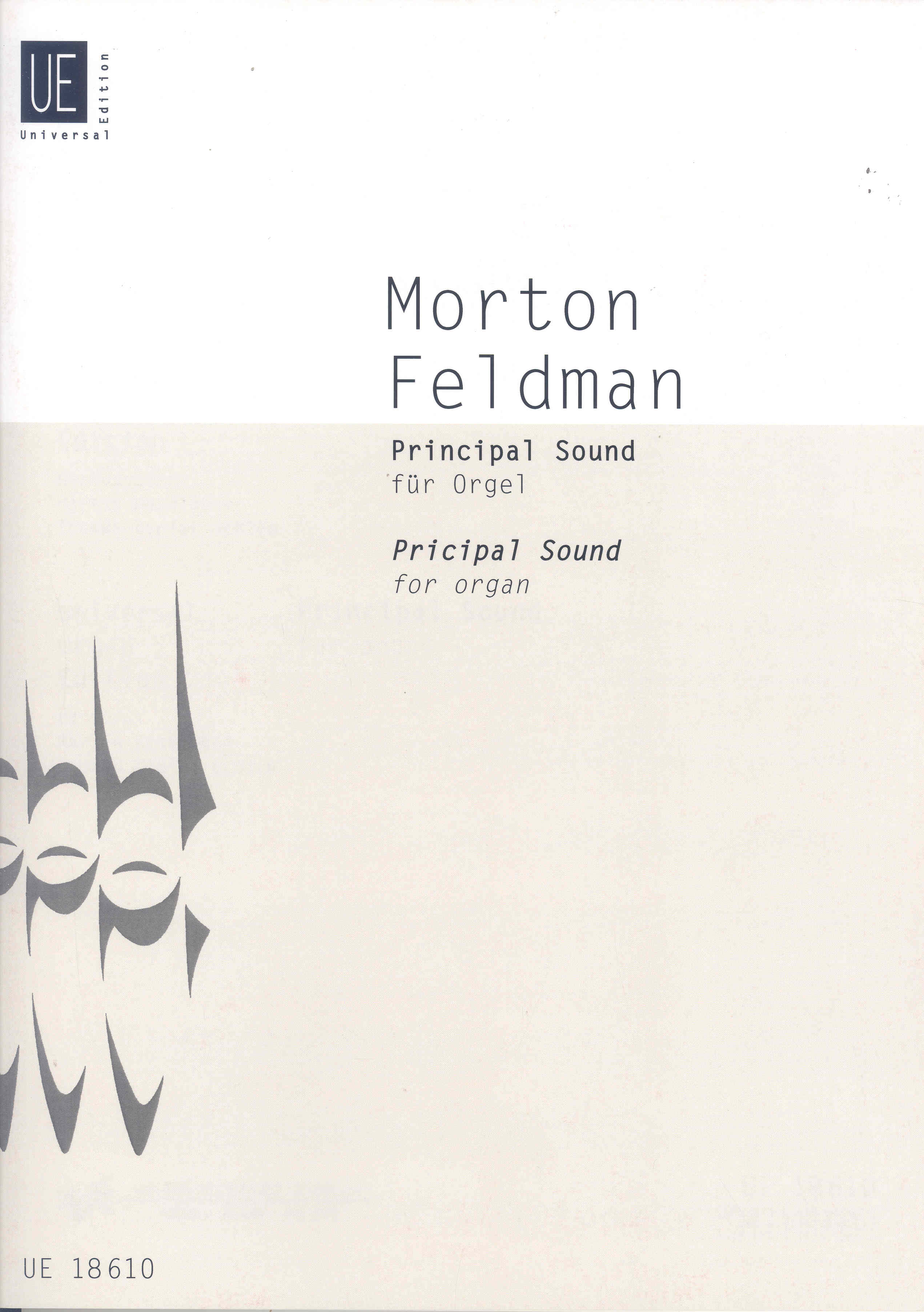 Feldman Principal Sound Organ Sheet Music Songbook