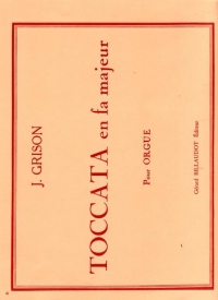 Grison Toccata Organ In F Major Sheet Music Songbook