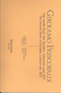 Frescobaldi Organ Works Vol 4 Sheet Music Songbook