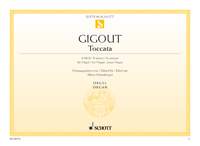 Gigout Toccata For Organ Sheet Music Songbook