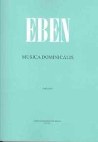 Eben Musica Dominicalis (sunday Music) Organ Sheet Music Songbook