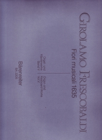 Frescobaldi Organ And Piano Works Vol 5 Fiori Mu Sheet Music Songbook