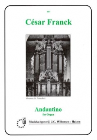 Franck Andantino Organ Solo Sheet Music Songbook
