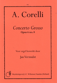Corelli Concerto Grosso Organ Solo Sheet Music Songbook