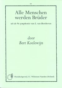 Beethoven Variations On Ode To Joy Organ Solo Sheet Music Songbook