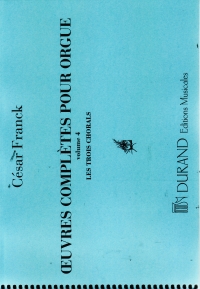 Franck Organ Works Volume 4 Sheet Music Songbook