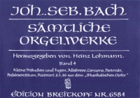 Bach Complete Organ Works Vol 4 Preludes & Fugues Sheet Music Songbook