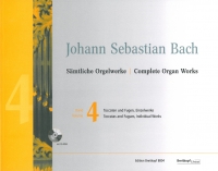 Bach Complete Organ Works Vol 4 + Cd Sheet Music Songbook