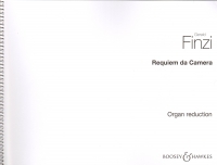 Finzi Requiem Da Camera Alternative Organ Accomp Sheet Music Songbook
