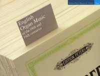 English Organ Music Of The 18th & 19th Centuries Sheet Music Songbook