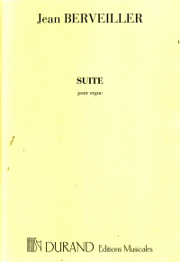 Berveiller Suite For Organ Sheet Music Songbook