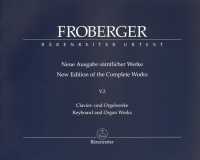 Froberger Keyboard & Organ Works V.2 Copied Source Sheet Music Songbook