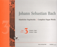 Bach Complete Organ Works Vol 3 + Audio Sheet Music Songbook