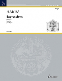 Hakim Expressions Organ Sheet Music Songbook