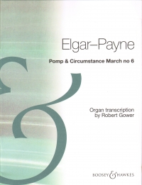Elgar Pomp & Circumstance March No 6 Organ Sheet Music Songbook