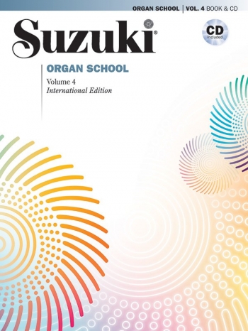 Suzuki Organ School 4 With Cd Sheet Music Songbook