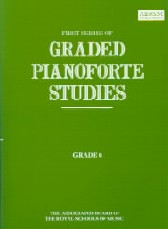 Graded Piano Studies 1st Series Grade 6 Sheet Music Songbook