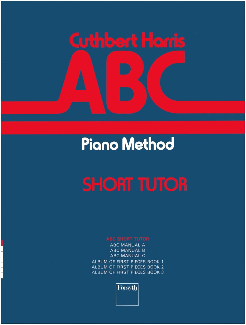 Abc Short Tutor Harris Sheet Music Songbook