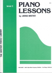Bastien Piano Library Piano Lessons Level 3 Wp4 Sheet Music Songbook