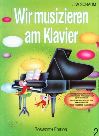 Schaum Music Making At The Piano Book 2 German Ed Sheet Music Songbook