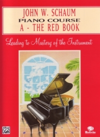 Schaum Piano Course A Red Sheet Music Songbook
