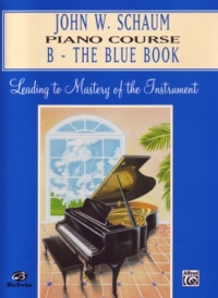 Schaum Piano Course B Blue Sheet Music Songbook
