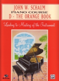 Schaum Piano Course D Orange Sheet Music Songbook