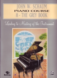 Schaum Piano Course H Grey Sheet Music Songbook
