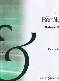 Bartok Studies Op18 Piano Sheet Music Songbook