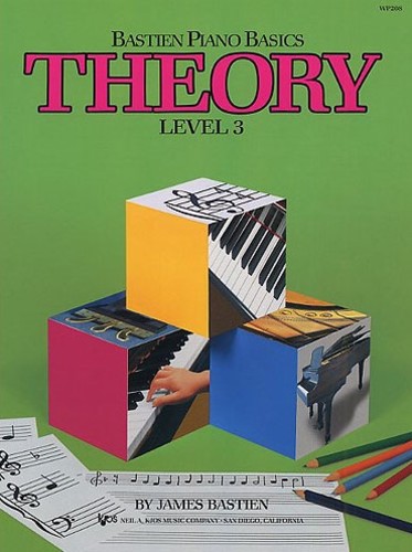 Bastien Piano Basics Theory Level 3 Wp208 Sheet Music Songbook