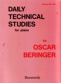 Beringer Daily Technical Studies Complete Piano Sheet Music Songbook