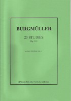 Burgmuller Studies Op100 (25) Piano Sheet Music Songbook
