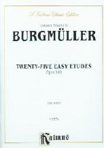 Burgmuller Studies Op100 (25 Easy ) Piano Sheet Music Songbook