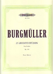 Burgmuller Studies Op100 (25 Easy ) Piano Sheet Music Songbook