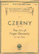 Czerny Art Of Finger Dexterity Op740 Complete Sheet Music Songbook