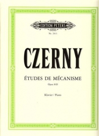 Czerny Studies Of Mechanism (30) Op849 Piano Sheet Music Songbook