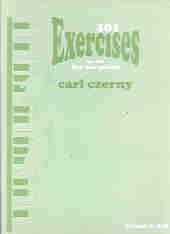 Czerny 101 Exercises Op261 Piano Sheet Music Songbook