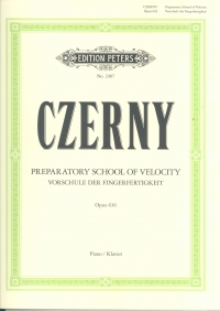 Czerny Preparatory School Of Velocity Op636 Piano Sheet Music Songbook